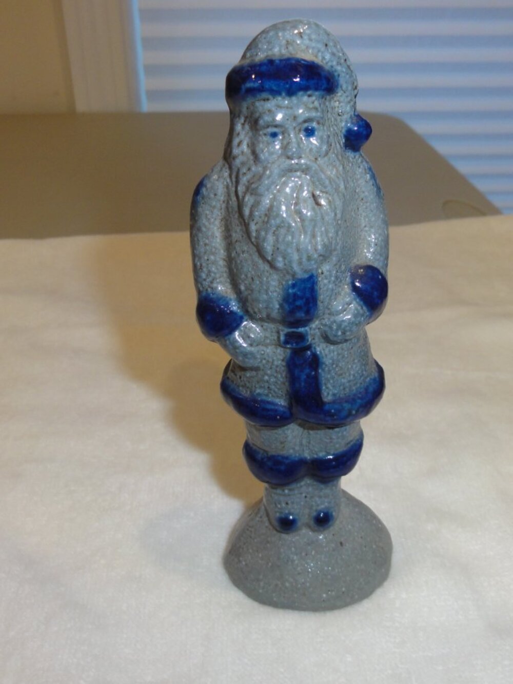 Salmon Falls Stoneware Dover NH Santa 6" EXCELLENT CONDITION!